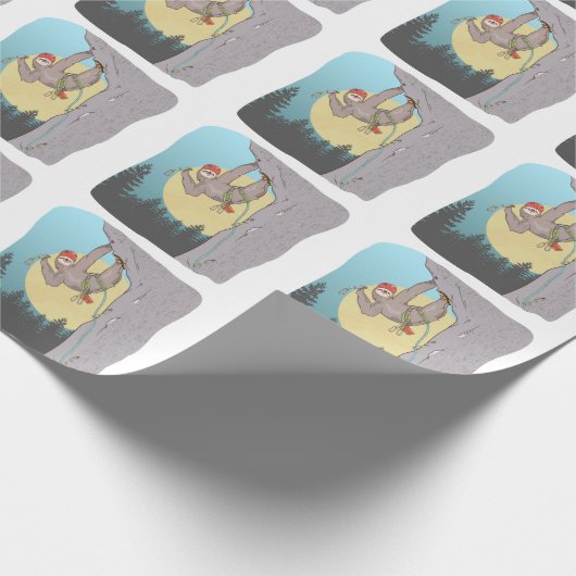 Papier Cadeau Escalade en roche paresse (Coin)