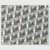 Papier Cadeau Escalade intérieure (Plat)