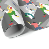 Papier Cadeau Escalade intérieure (Coin rond)