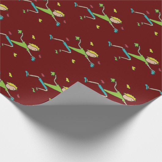 Papier Cadeau Escalade intérieure (Coin)