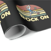 Papier Cadeau Escalade murale fille à l'intérieur bouldering fem (Coin rond)