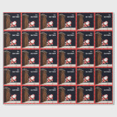 Papier Cadeau Escalade Rock cadeau de Noël (Plat)