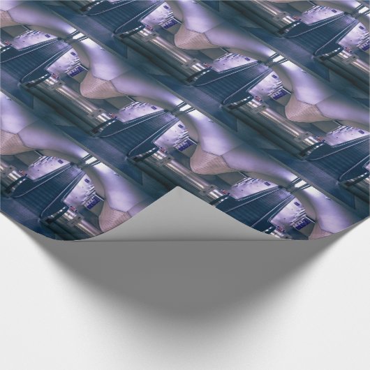 Papier Cadeau Escalator (Coin)