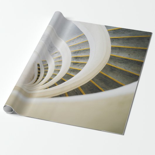 Papier Cadeau Escalier en spirale (Déroulé)