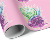 Papier Cadeau Escargot dans la Fig (Coin rond)