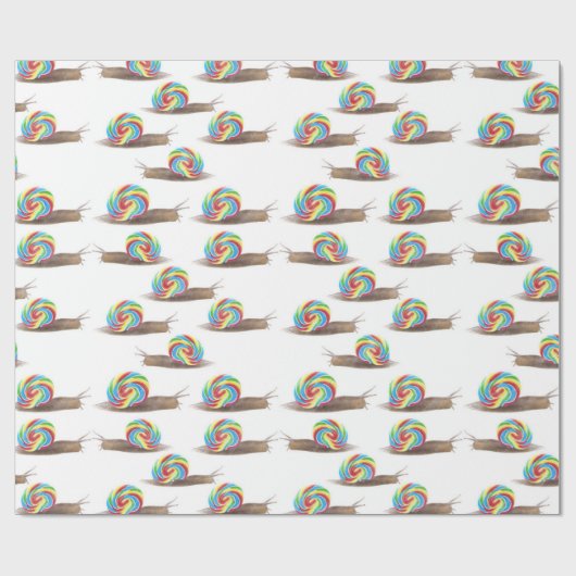 Papier Cadeau Escargots en conserve (Plat)