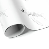 Papier Cadeau ESM F-4U Corsair (Coin rond)