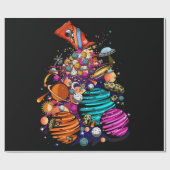 Papier Cadeau Espace (Plat)