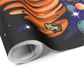 Papier Cadeau Espace (Coin rond)