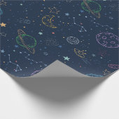 Papier Cadeau Espace (Coin)