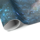 Papier Cadeau Espace (Coin rond)