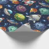 Papier Cadeau Espace (Coin)