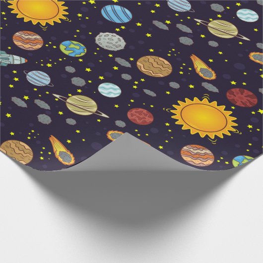 Papier Cadeau Espace (Coin)