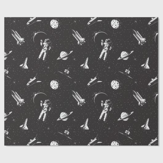 Papier Cadeau Espace (Plat)