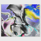 Papier Cadeau Espace. Arrière - plan blanc brillant. Photo de l' (Plat)