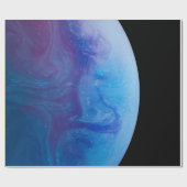 Papier Cadeau Espace coloré (Plat)