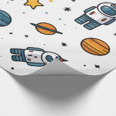 Papier Cadeau Espace extérieur (Coin)