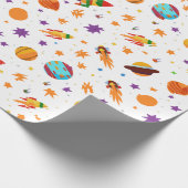 Papier Cadeau Espace extra-atmosphérique (Coin)