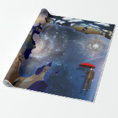 Papier Cadeau Espace intérieur (Déroulé)