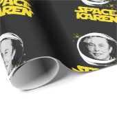 PAPIER CADEAU ESPACE KAREN (Coin rond)