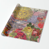 Papier Cadeau Espagne Sunshine Espagnol Travel Art (Déroulé)