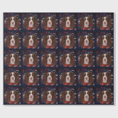 PAPIER CADEAU ESPAGNOL DE PLONGÉE ANGLAISE (Plat)