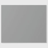 Papier Cadeau Espagnol gris couleur solide (Plat)