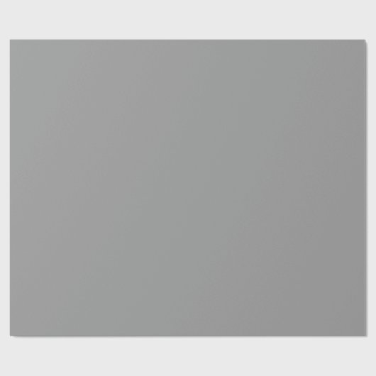 Papier Cadeau Espagnol gris couleur solide (Plat)