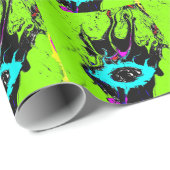 Papier Cadeau Espion 2 d'oeil (Coin rond)