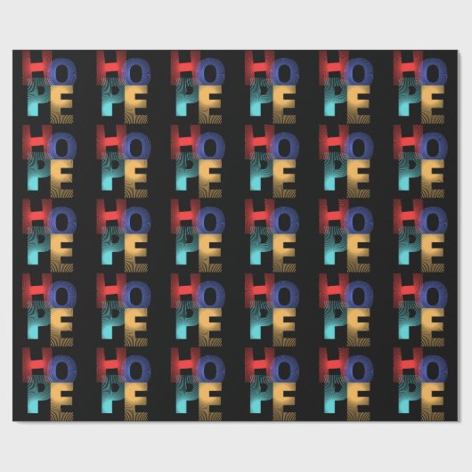 Papier Cadeau Espoir (Plat)