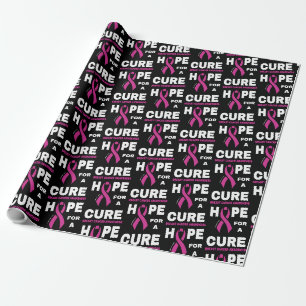 Papier Cadeau Espoir d'une guérison...Cancer du sein