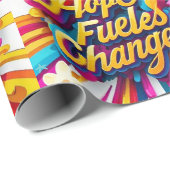 Papier Cadeau "Espoir renouvelé" (Coin rond)