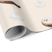 Papier Cadeau Espresso Martini (Coin rond)