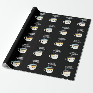 Papier Cadeau Espresso Yourself amusant jeu de café