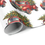 Papier Cadeau Esprit de vacances Art animal (Coin rond)