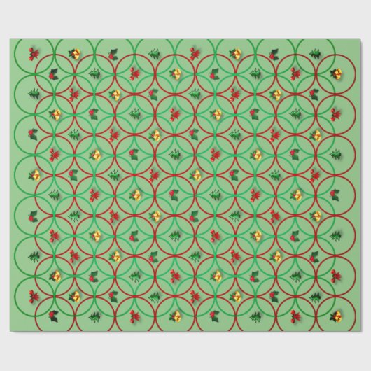 Papier Cadeau Esprit Noël (Plat)