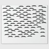 Papier Cadeau Essaim de batte (Plat)