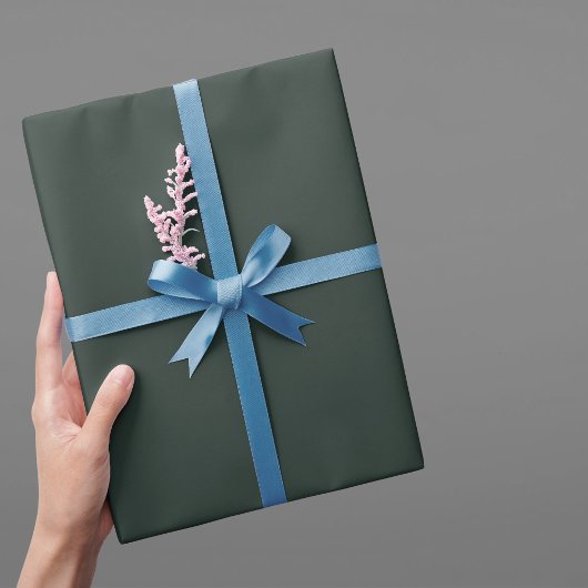 Papier Cadeau Essex Green Solid Color