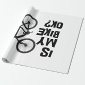 Papier Cadeau Est Mon Vélo OK Funny VTT (Déroulé)