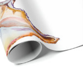 Papier Cadeau Estarfish des Caraïbes motifs sans joint (Coin rond)