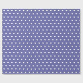 Papier Cadeau et Coeurs blancs (Plat)