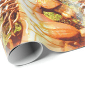 Papier Cadeau étalon de mustang (Coin rond)