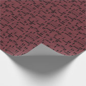 Papier Cadeau Étapes de danse (Coin)