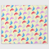 Papier Cadeau Étapes pour bébé (Plat)