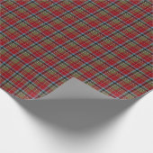 Papier Cadeau État de Caroline du Nord Tartan (Coin)