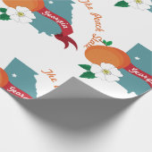 Papier Cadeau État de Georgia Peach (Coin)