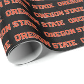 Papier Cadeau État de l'Oregon (Coin rond)