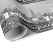 Papier Cadeau État New York City d'empire (Coin rond)