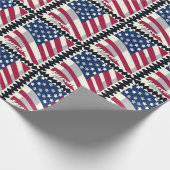 PAPIER CADEAU ÉTATS-UNIS D'AMÉRIQUE DRAPEAU FOREVER STAMP (Coin)