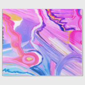 Papier Cadeau Été 70 Miami chaleur bonbon plaisir cadeau envelop (Plat)